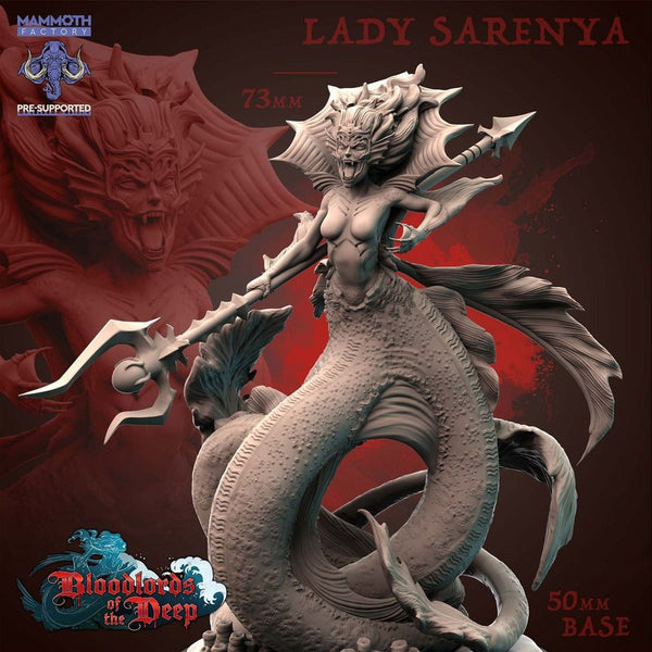 Lady Sarenya 3D-printed model