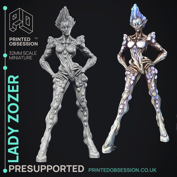 Lady Zozer 3D-printed model