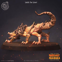 Lahith The Lizard 3D-printed model