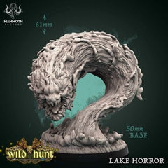 Lake Horror 3D-printed model