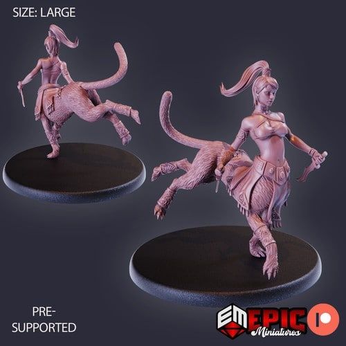 Lamia Quadruped - The Printable Dragon