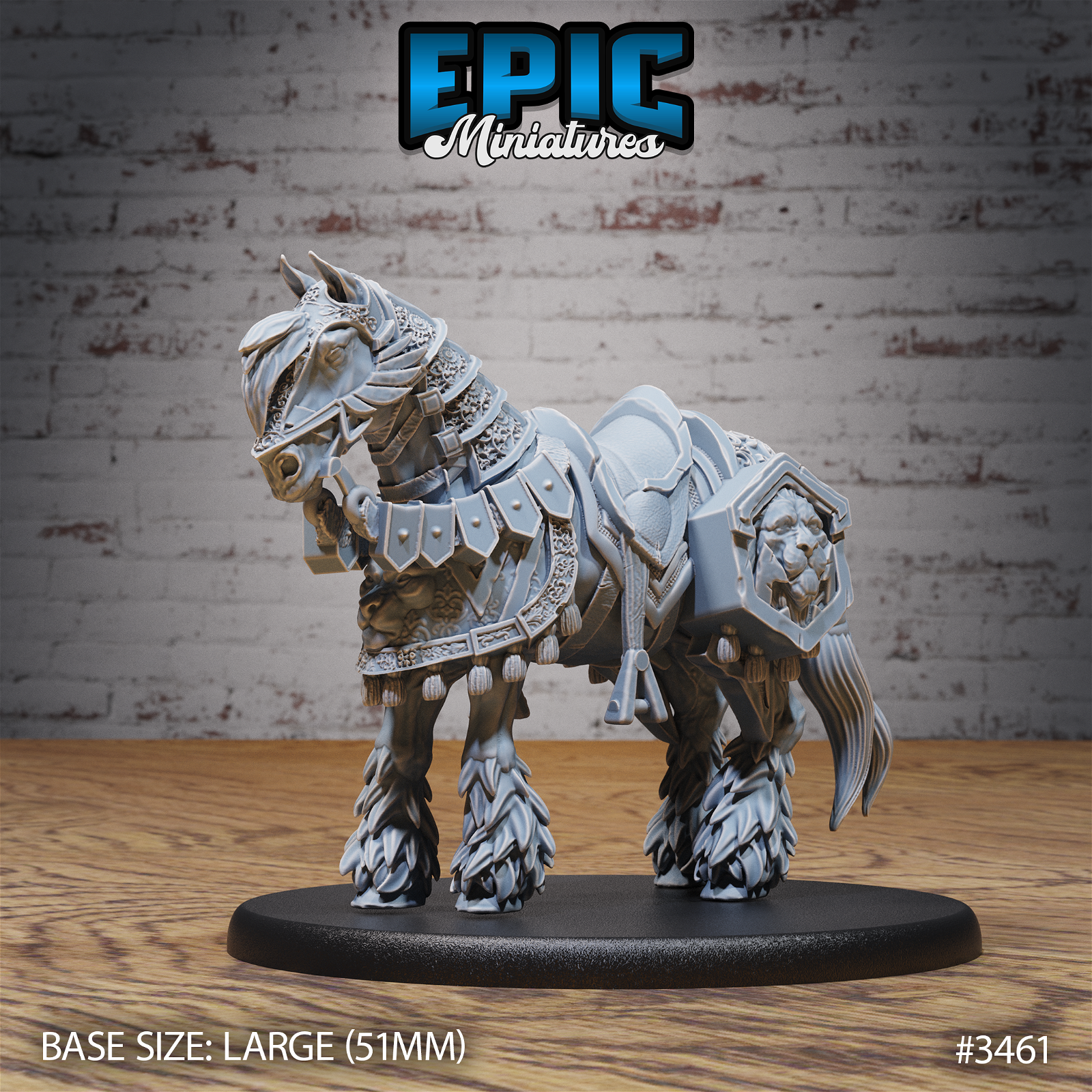 Legendary Horse Mount - The Printable Dragon