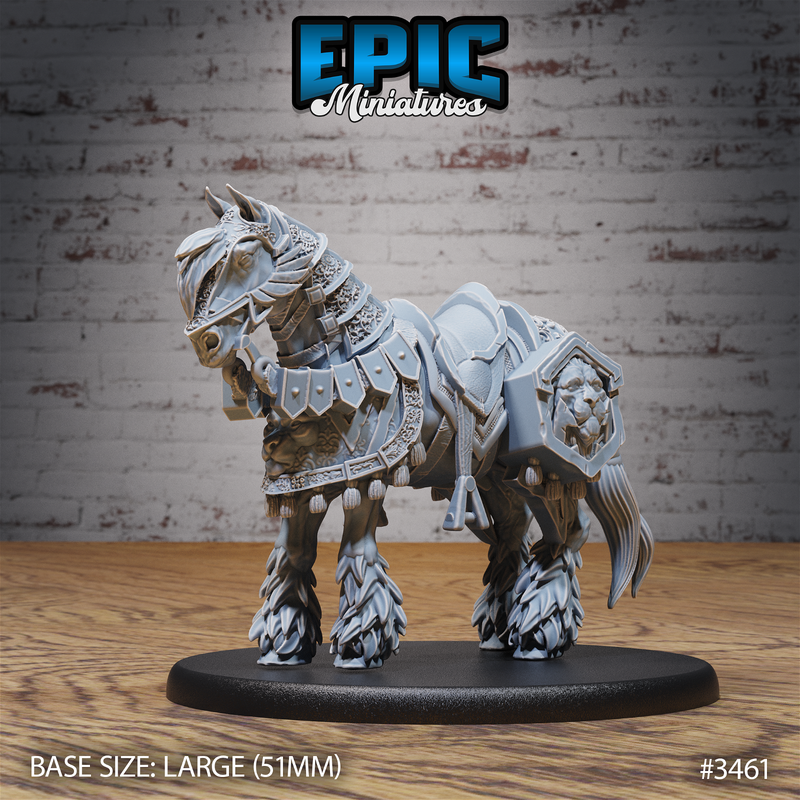 Legendary Horse Mount 3D-printed model
