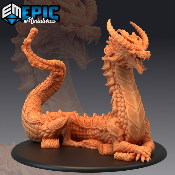 Legendary Lung Dragon - The Printable Dragon