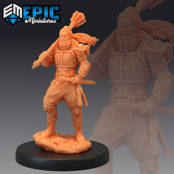 Legendary Warrior 3D-printed model