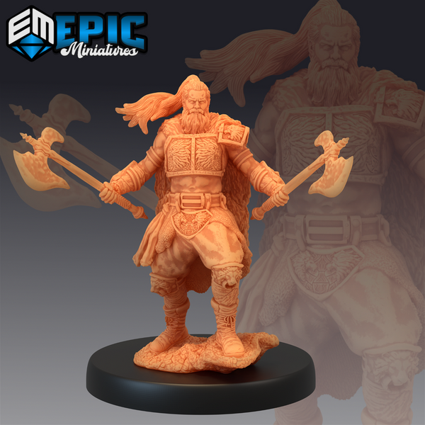 Legendary Warrior 3D-printed model