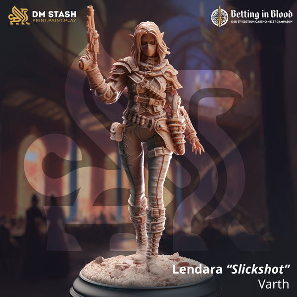 Lendara “Slickshot” Varth 3D-printed model