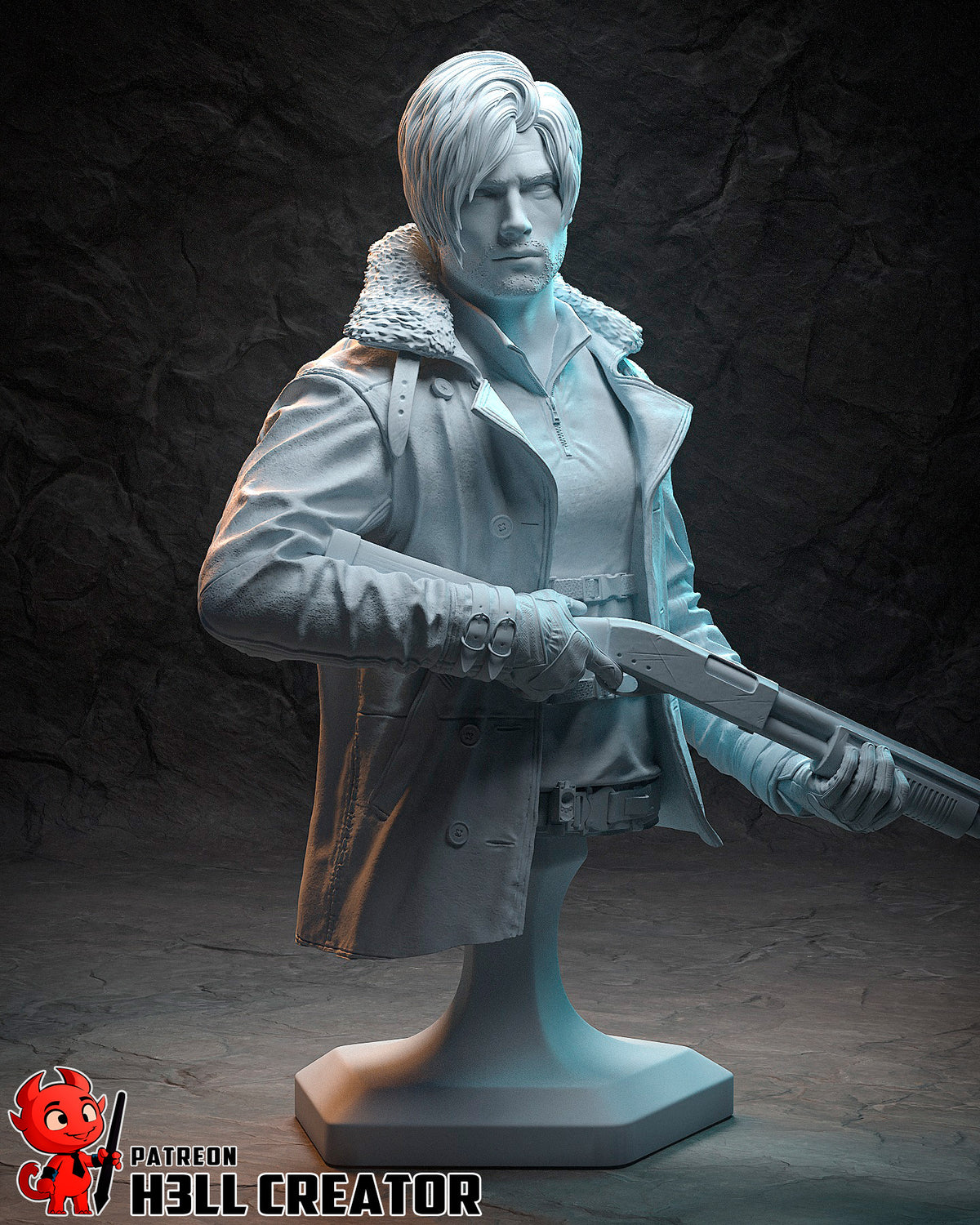 Leon Kennedy Bust