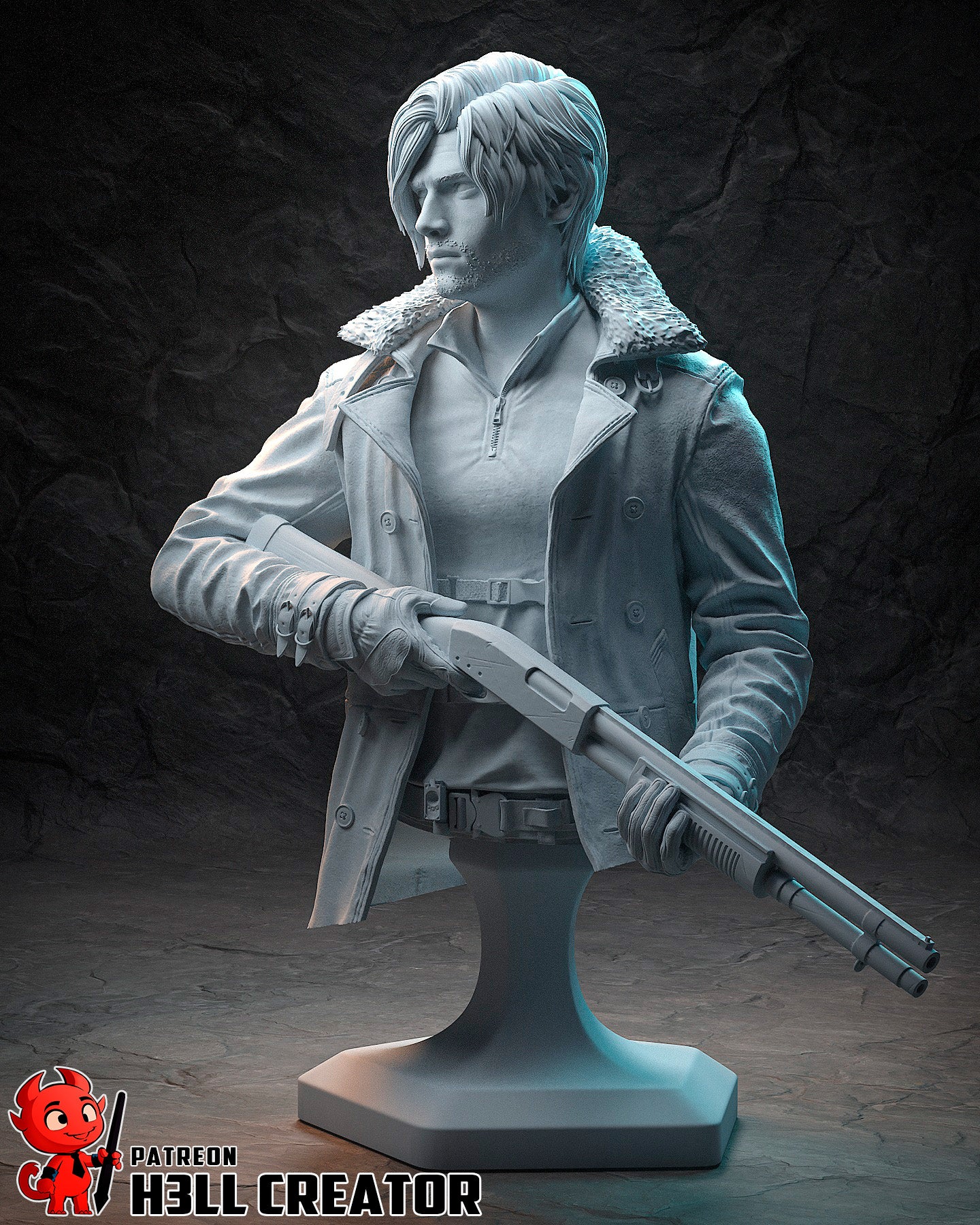 Leon Kennedy Bust