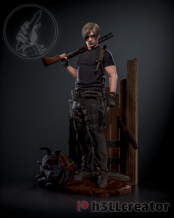 Leon 3D-printed model