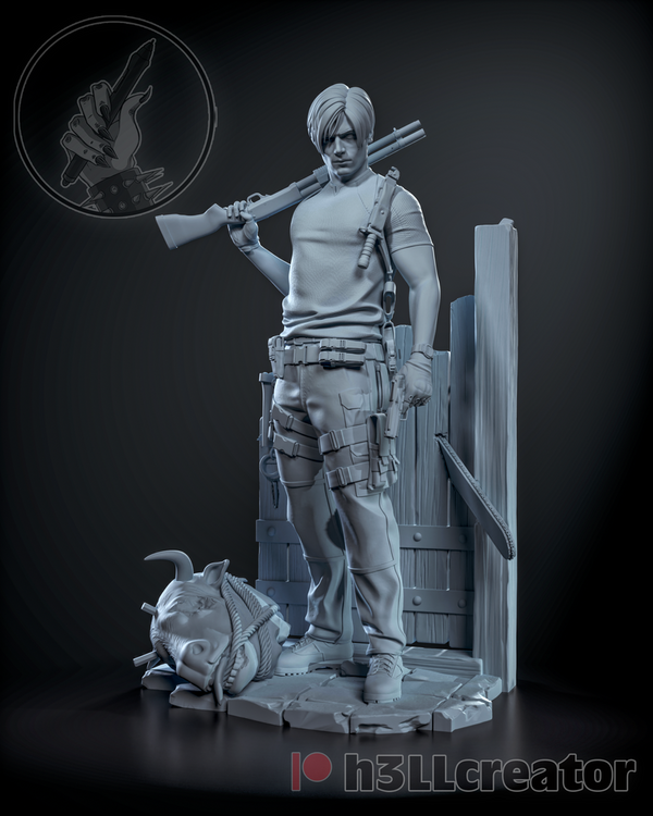 Leon 3D-printed model