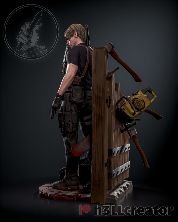 Leon 3D-printed model