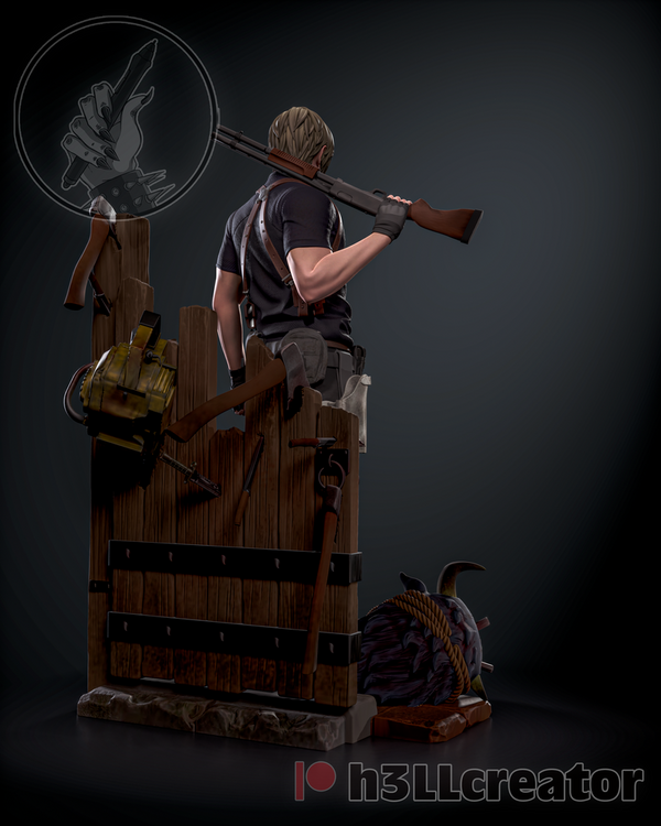 Leon 3D-printed model