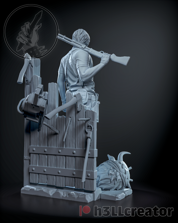 Leon 3D-printed model