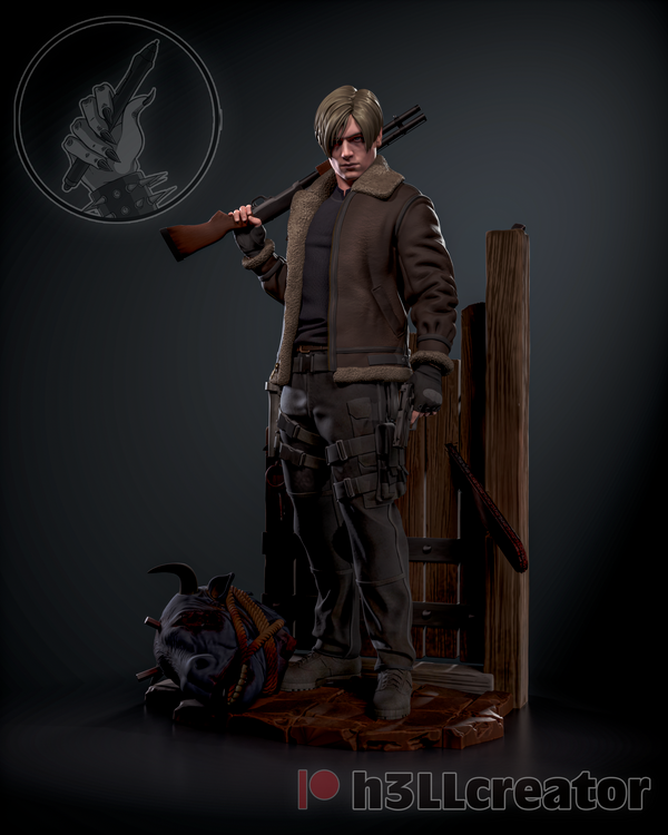 Leon 3D-printed model