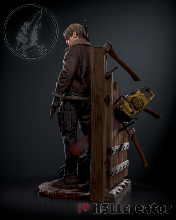 Leon 3D-printed model