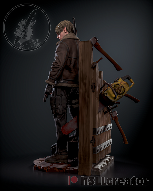 Leon 3D-printed model