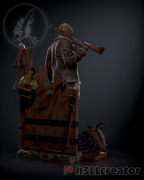 Leon 3D-printed model