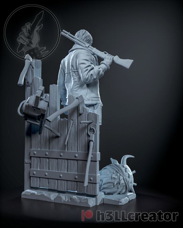 Leon 3D-printed model