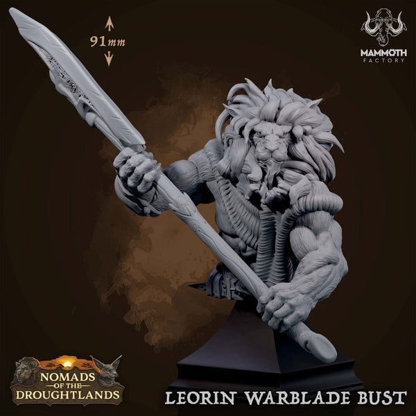 Leorin Warblade Bust 3D-printed model