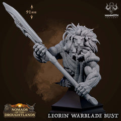 Leorin Warblade Bust - The Printable Dragon