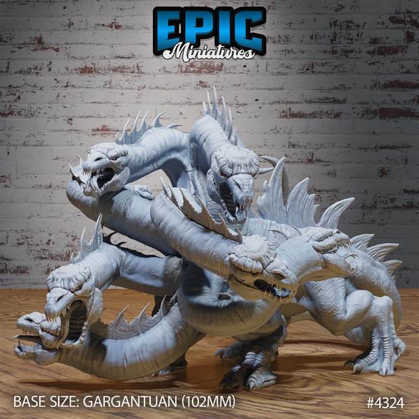 Lernaean Hydra 3D-printed model
