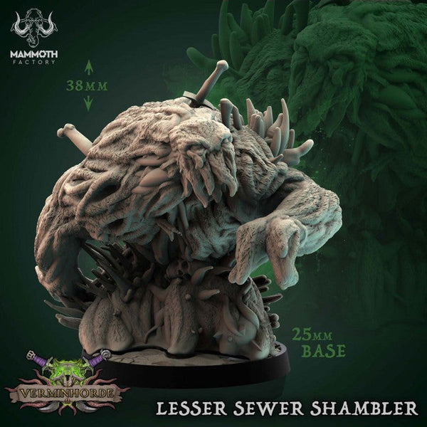 Lesser Sewer Shambler 3D-printed model