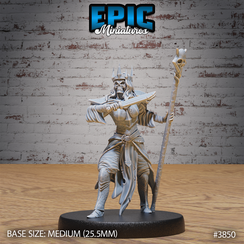 Lich Female 3D-printed model