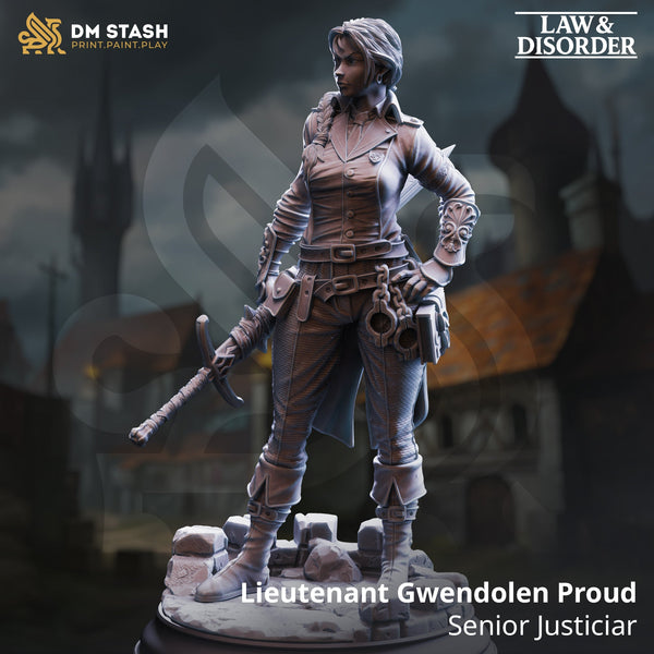 Lieutenant Gwendolen Proud - Senior Justiciar