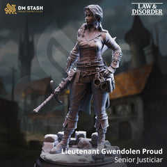 Lieutenant Gwendolen Proud - Senior Justiciar