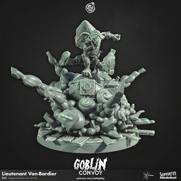 Lieutenant Von-Bardier - The Printable Dragon