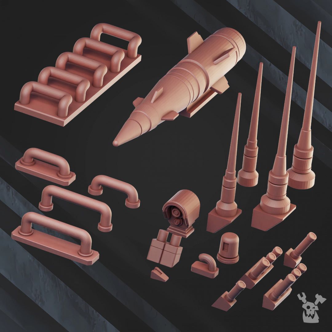 Light Stomper Mech Arctic Fox AF-170 - The Printable Dragon