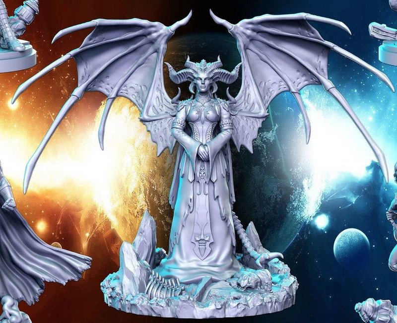 Lilith 3D-printed model