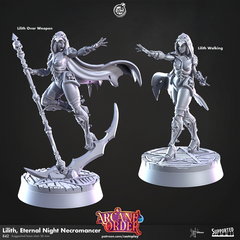 Lilith, Eternal Night Necromancer 3D-printed model