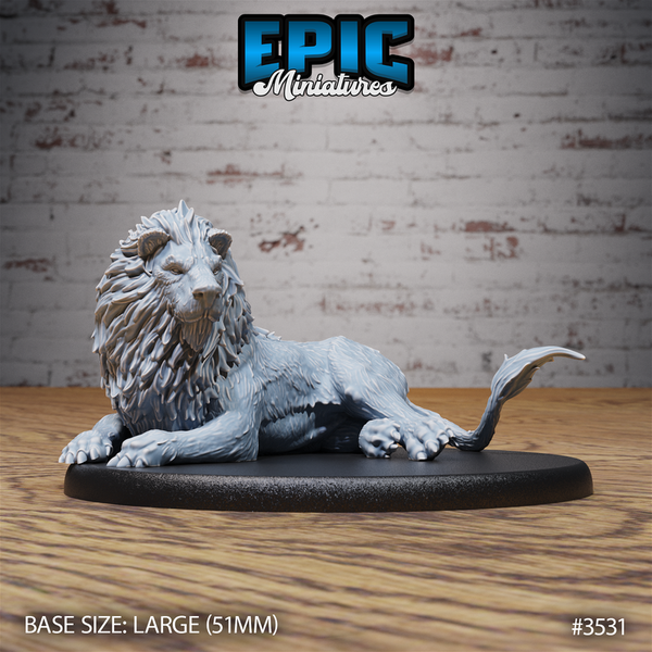 Lion 3D-printed model
