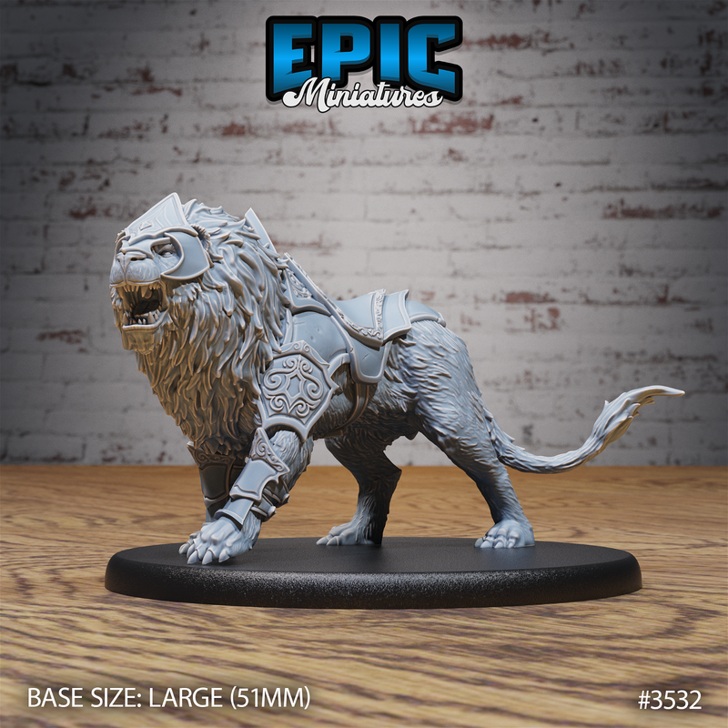 Lion 3D-printed model
