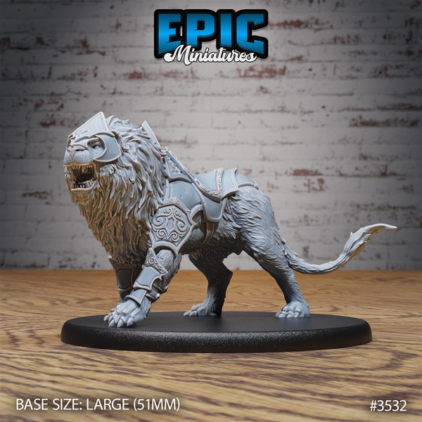 Lion 3D-printed model