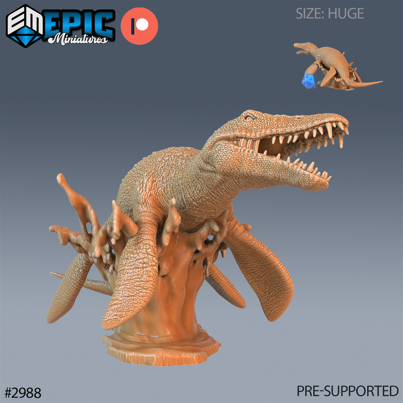 Liopleurodon 3D-printed model