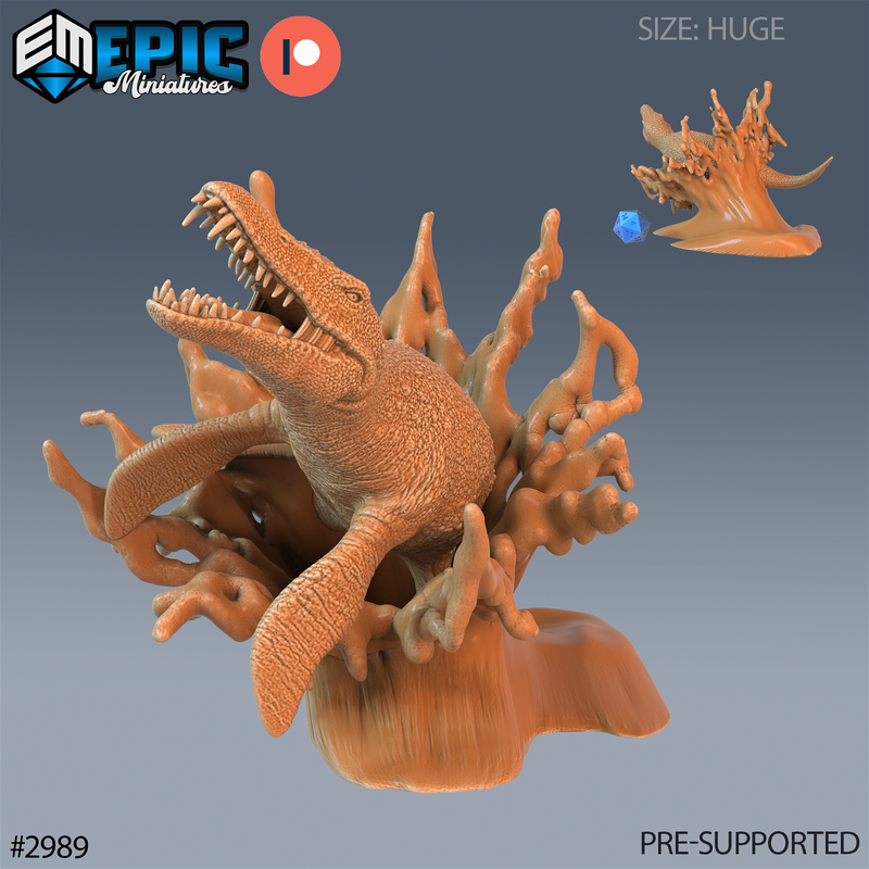 Liopleurodon 3D-printed model