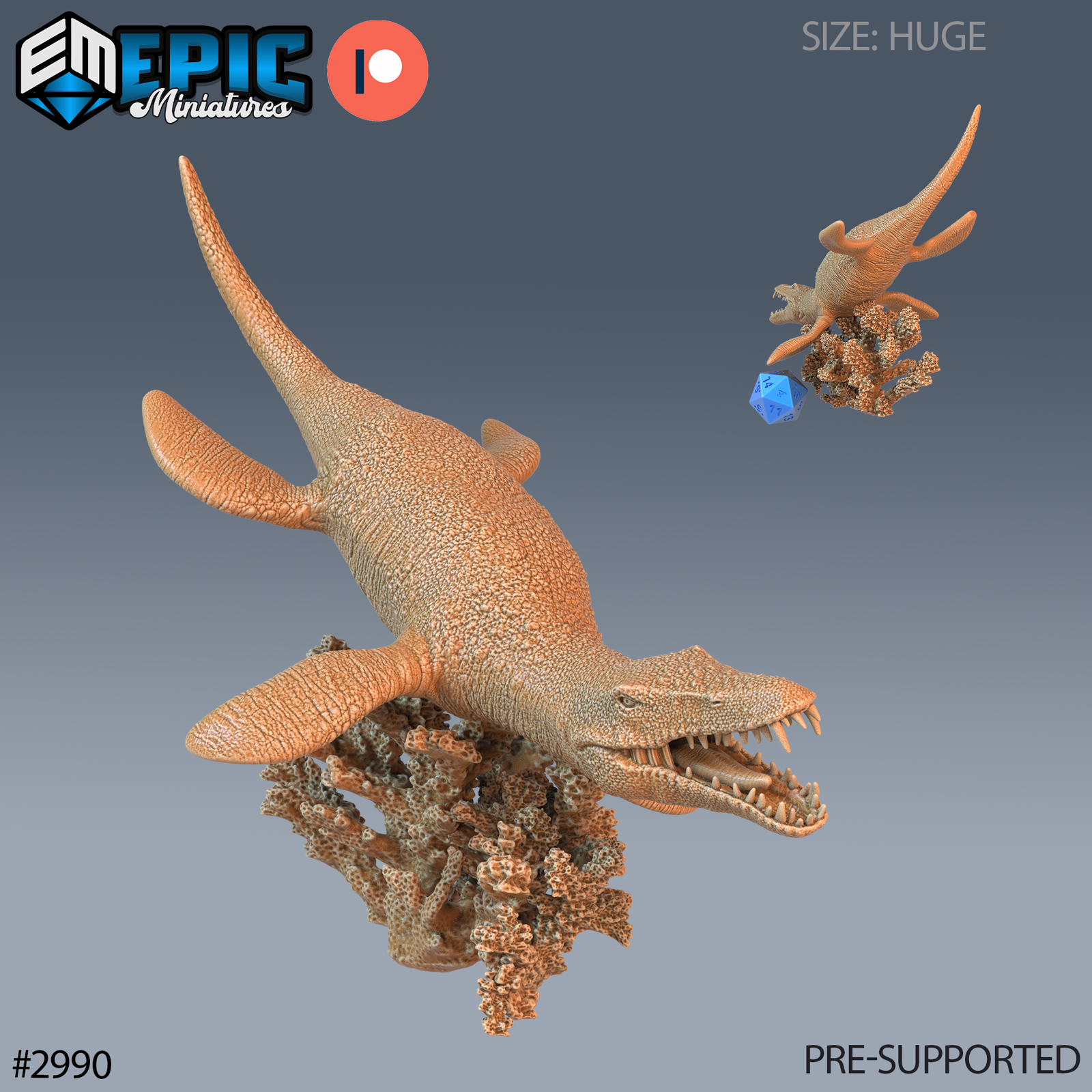 Liopleurodon - The Printable Dragon