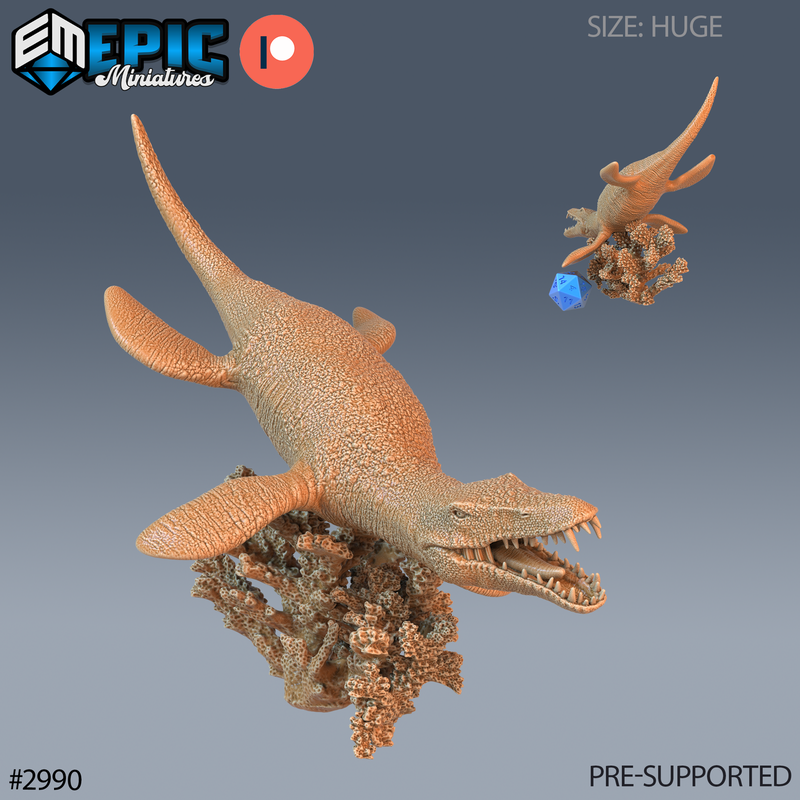 Liopleurodon 3D-printed model
