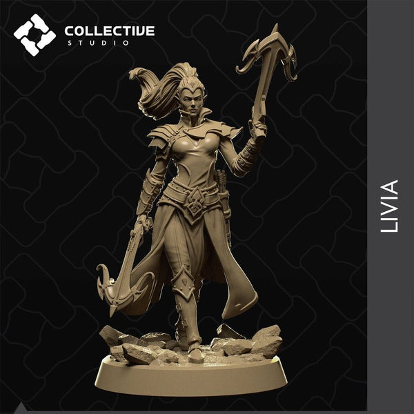 Livia 3D-printed model