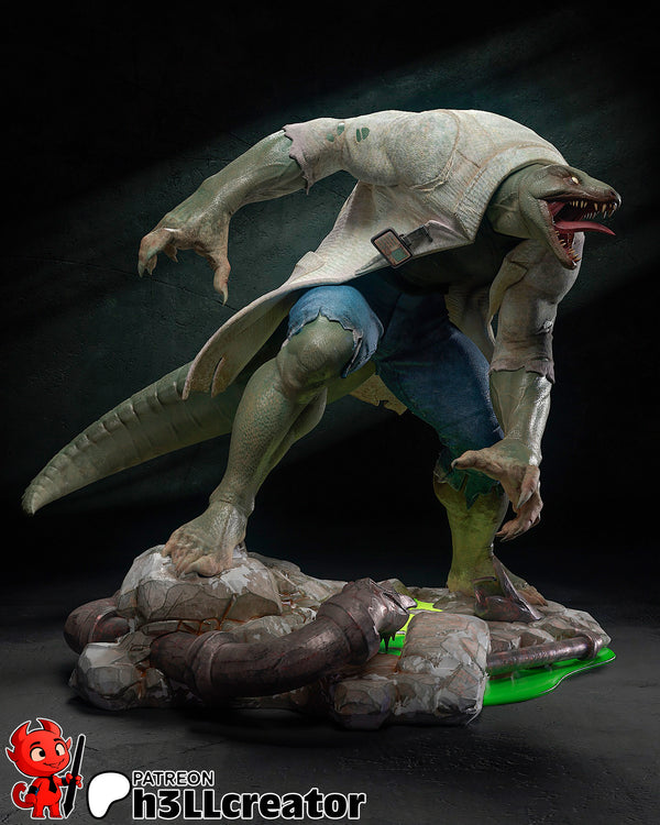 Lizard (Dr. Curtis Curt Connors) 3D-printed model
