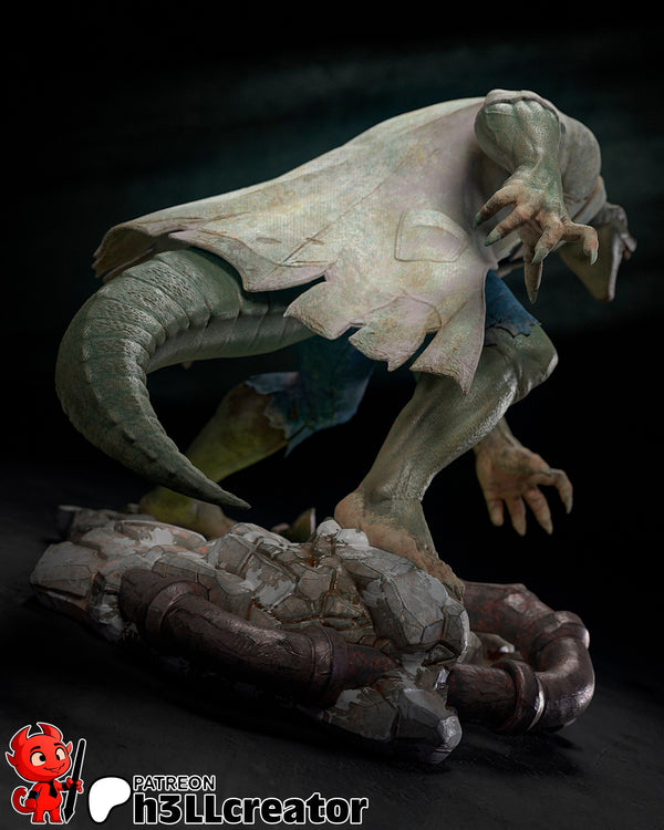 Lizard (Dr. Curtis Curt Connors) 3D-printed model