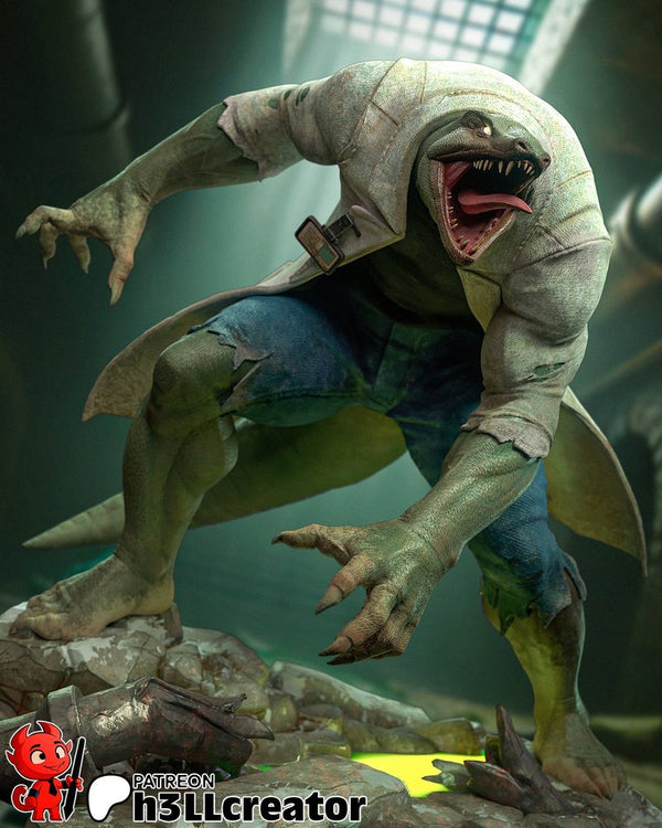 Lizard (Dr. Curtis Curt Connors) 3D-printed model