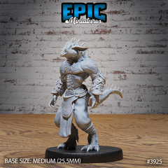 Lizard Folk Thug - The Printable Dragon