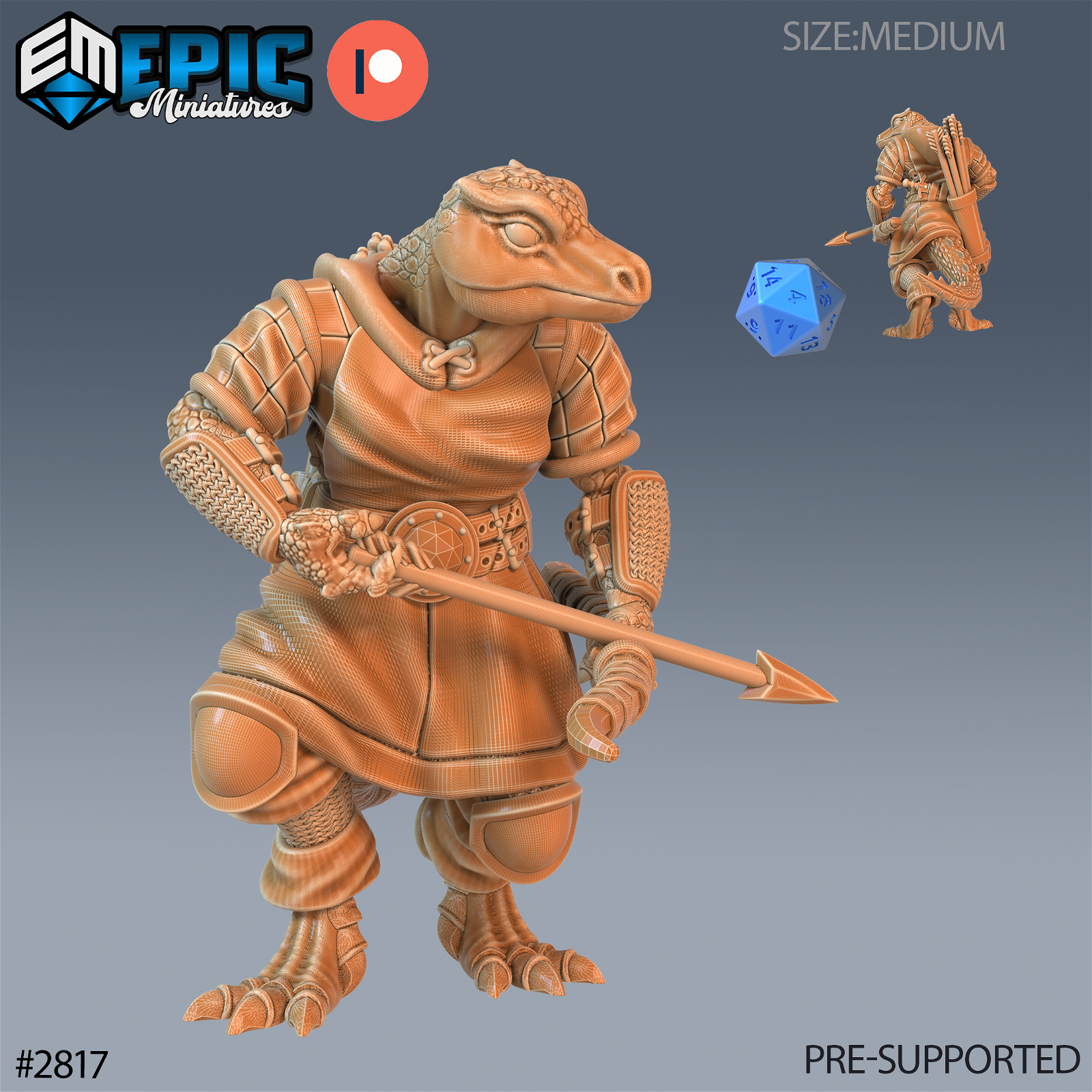 Lizard Folk Tribe - The Printable Dragon