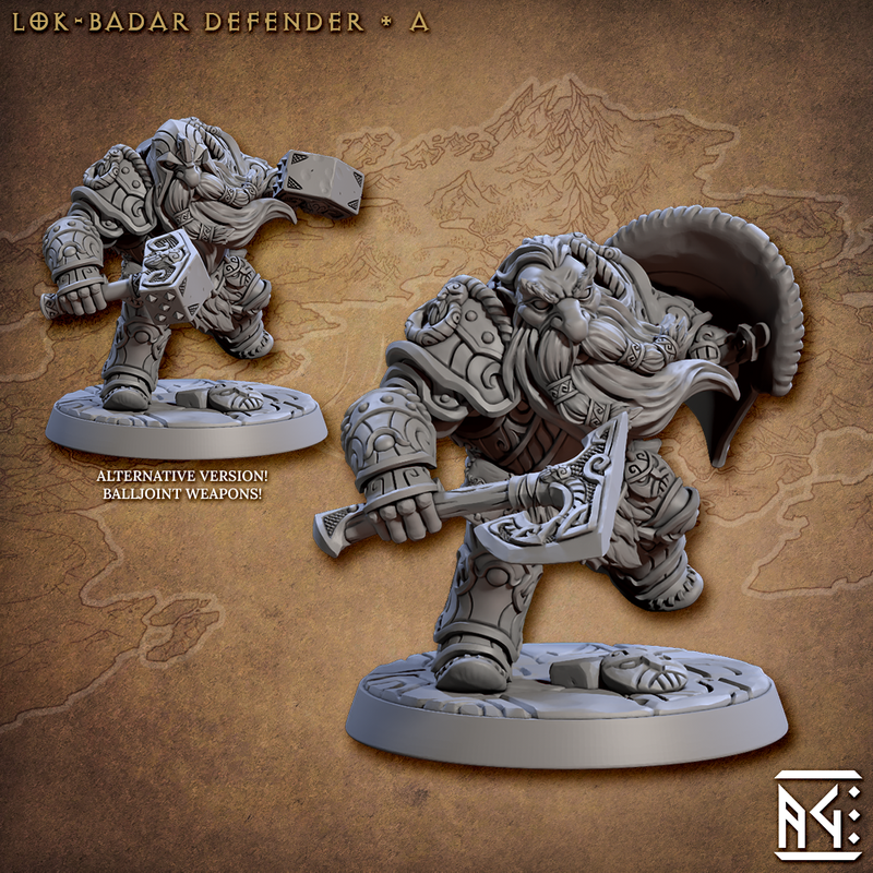 Lok-Badar Defenders 3D-printed model