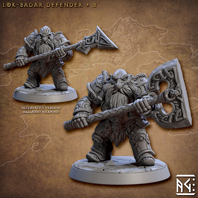 Lok-Badar Defenders 3D-printed model