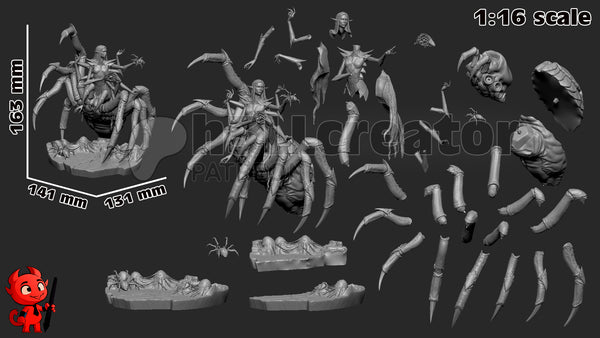 Lolth 3D-printed model